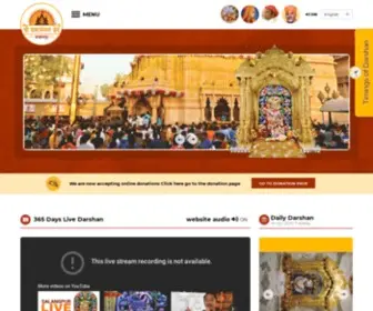 Salangpurhanumanji.com(Kashtbhanjandev Temple) Screenshot