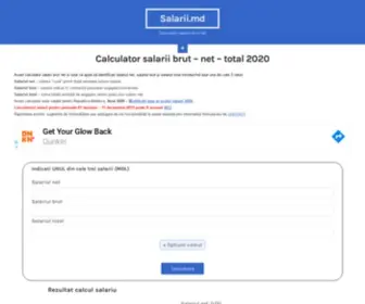 Salarii.md(Calculator salarii brut) Screenshot