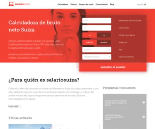 Salariosuiza.ch(Inicio) Screenshot