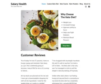 Salary-Health.com(The Custom Keto Diet) Screenshot