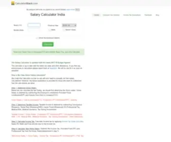 Salarycalculator.co.in(Salary Calculator India) Screenshot