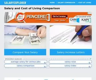 Salaryexplorer.com(Salary Explorer) Screenshot