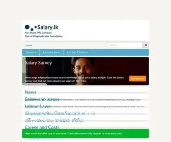 Salary.lk(Minimum Wages and Incomes in Sri Lanka) Screenshot