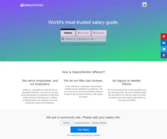 Salarymonitor.com(SalaryMonitor) Screenshot