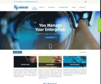 Salasarservices.com(You Manage Your Enterprise) Screenshot