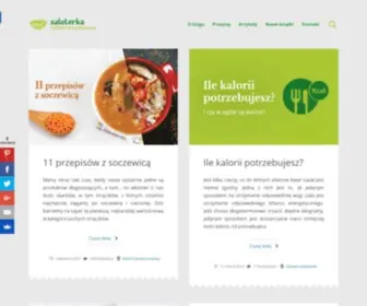 Salaterka.pl(Roślinna dieta odżywcza Salaterka) Screenshot