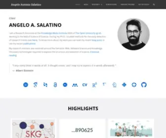 Salatino.org(Angelo Antonio Salatino) Screenshot