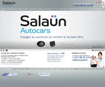 Salaun-Autocars.com(à la carte) Screenshot