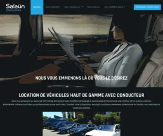 Salaun-Limousines.com(Nous) Screenshot