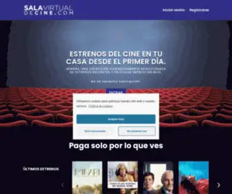 Salavirtualdecine.com(Sala Virtual de Cine) Screenshot