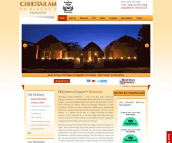 Salawashomestay.com(Chhotaram Prajapat's Homestay) Screenshot