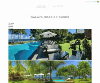 Salayabeachhouses.com(Best Tropical Resort in Dumaguete) Screenshot