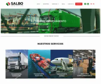 Salbologistics.com(Salbo Logistics) Screenshot