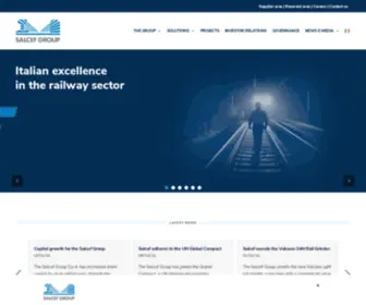 Salcef.com(Salcef Group) Screenshot
