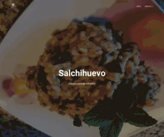 Salchihuevo.com(Cocina para aficionados Salchihuevo) Screenshot