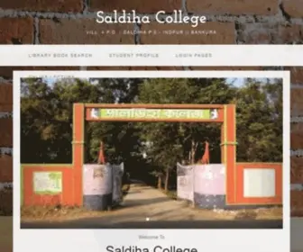 Saldihacollegeonline.in(Default Page) Screenshot