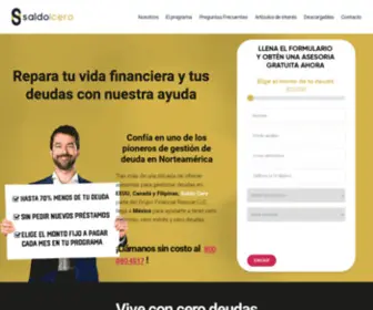 Saldo-Cero.com(Liquida tu Deuda con Nuestra Reparadora de Crédito) Screenshot