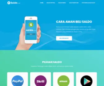 Saldo.co.id(Jual Saldo PayPal) Screenshot