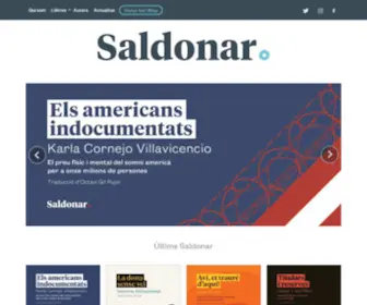 Saldonar.com(Edicions Saldonar) Screenshot