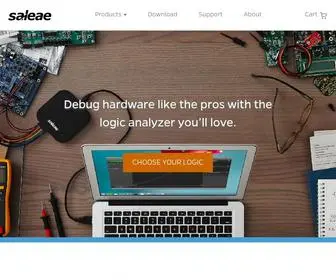 Saleae.com(Logic Analyzers from Saleae) Screenshot