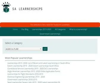 Salearnership.co.za(South Africa Learnership Programmes) Screenshot