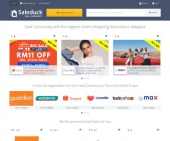 Saleduck.com.my(Saleduck Malaysia) Screenshot