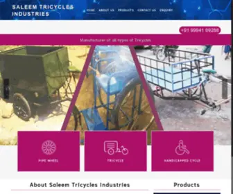 Saleemtricycles.com(Saleem Tricycles Industries) Screenshot