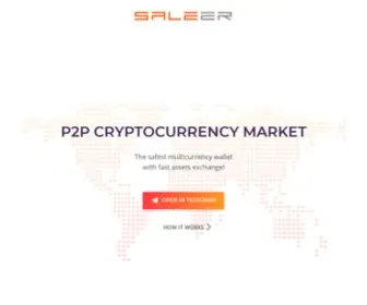 Saleer.com(News ✓fast cryptocurrency exchange. ‎‎✓bonuses for everyone. ✓low commissions) Screenshot