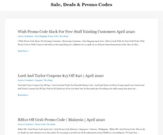 Salefor2.com(Sale, Deals & Promo Codes) Screenshot