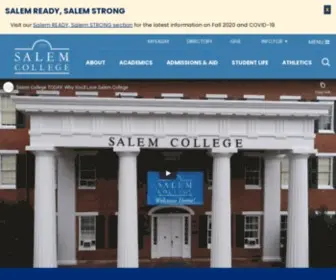 Salem.edu(Salem College) Screenshot