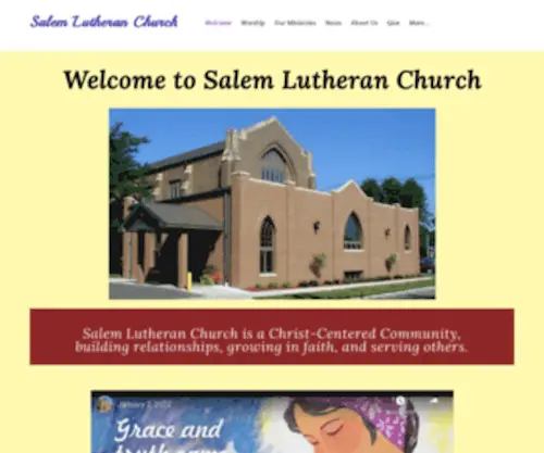 Salemalbertlea.org(Salem Lutheran Church) Screenshot