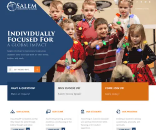 Salemchristian.org(Salem Christian School) Screenshot