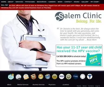 Salemclinic.org(Salem Clinic) Screenshot