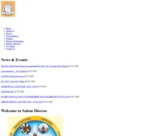 Salemdiocese.org(Tamil Nadu) Screenshot