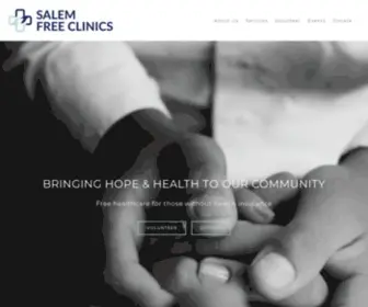 Salemfreeclinics.org(Bringing Hope & Health to Our Community) Screenshot