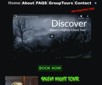 SalemGhosttours.com(Salem Night Tour) Screenshot