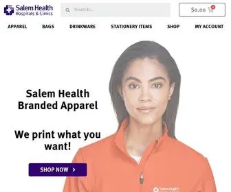 SalemhealthStore.com(Salem Health Hospitals & Clinics Store) Screenshot