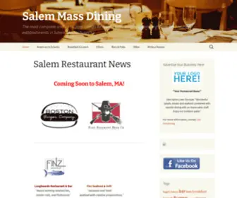 Salemmadining.com(Salem Mass Dining) Screenshot