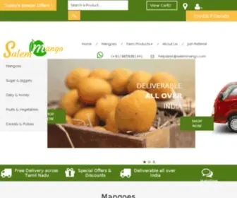 Salemmango.com(Buy Organic Mangoes) Screenshot