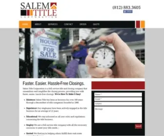 Salemtitlecorp.com(Salem Title Corp) Screenshot