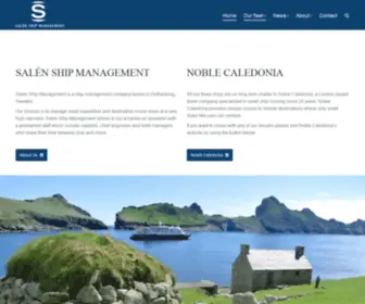 Salenship.com(Salén Ship Management) Screenshot