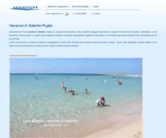 Salentolink.com(Vacanze in Salento Puglia) Screenshot