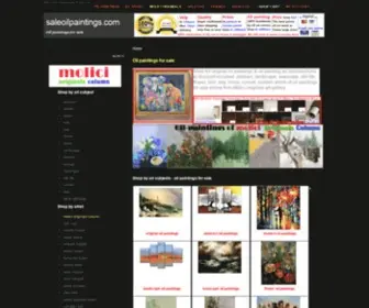 Saleoilpaintings.com(Oil paintings for sale) Screenshot