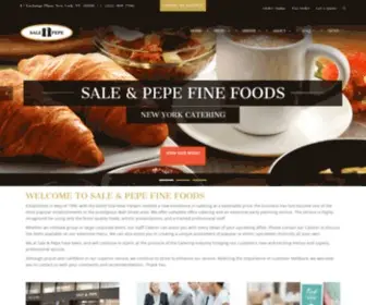 Salepepefinecatering.com(Sale & Pepe) Screenshot