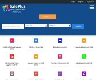 Saleplus.pk(Free Classifieds Ads in Pakistan) Screenshot