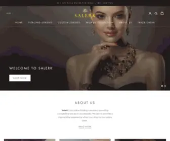 Salerk.com(Salerk is an online jewelry company) Screenshot