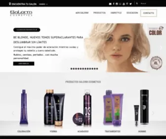 Salerm.com(Expertos en color y cuidado del cabello) Screenshot