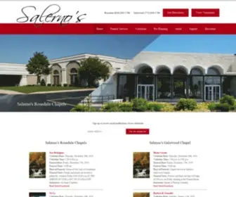 Salernofuneralhomes.com(The Salerno 98) Screenshot