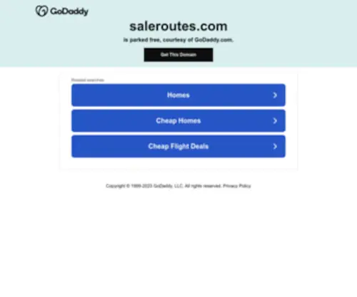 Saleroutes.com(Sale Routes) Screenshot