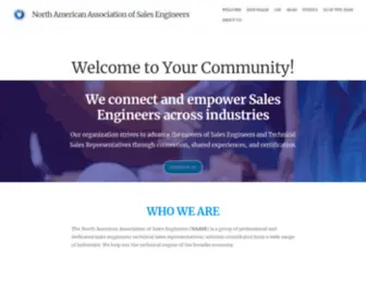 Sales-Engineering.org(NAASE For Certified Sales Engineering) Screenshot